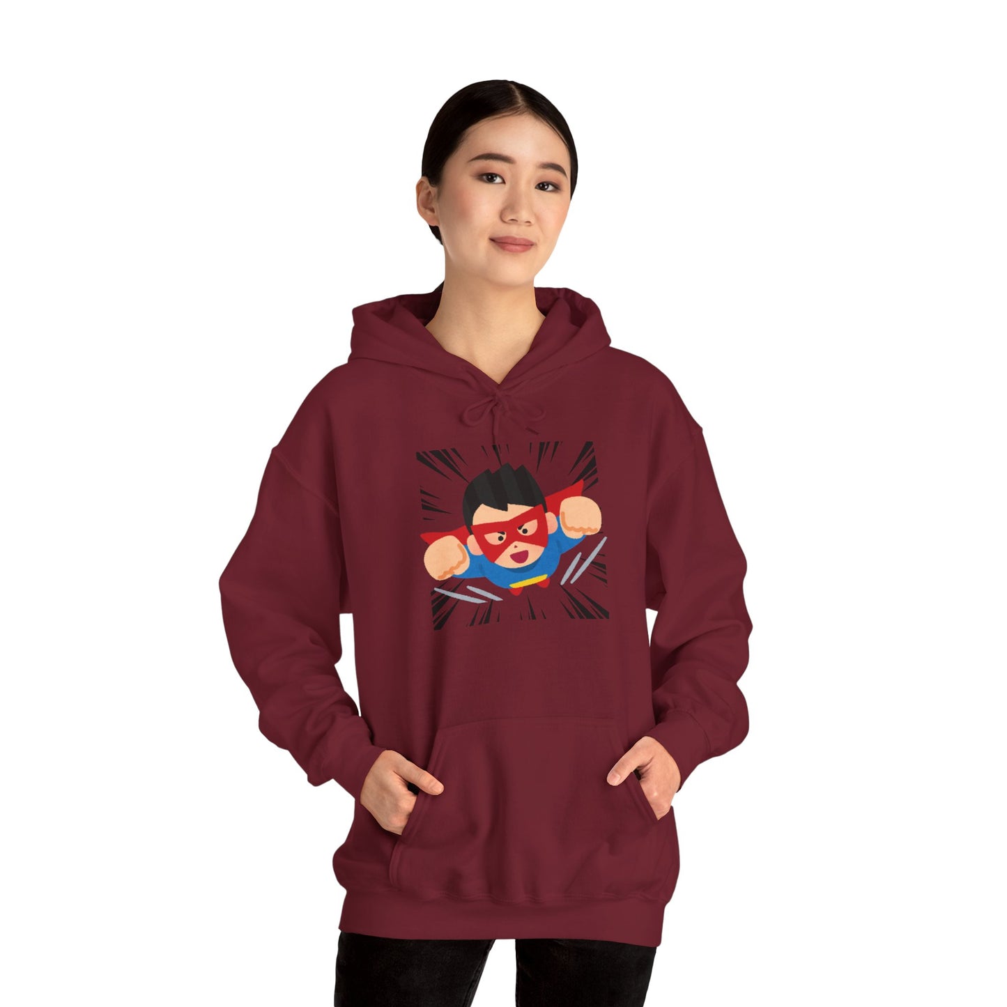 Cozy Hooded Sweatshirt with Kangaroo Pocket and Color-Matched Drawstring - Unisex, Comfortable, Durable And Stylish, Unisex Hoodie