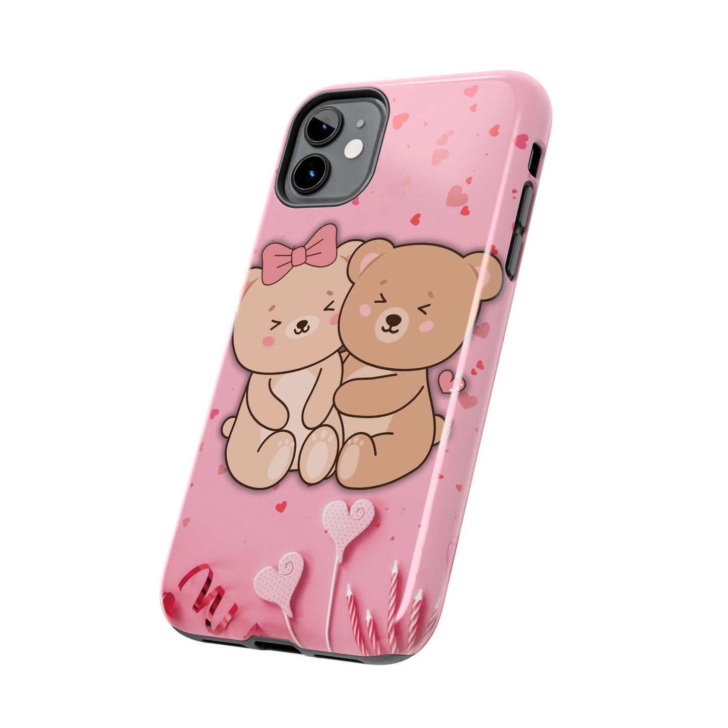 Cute Bear Couple Phone Case - Valentine's Day Gift