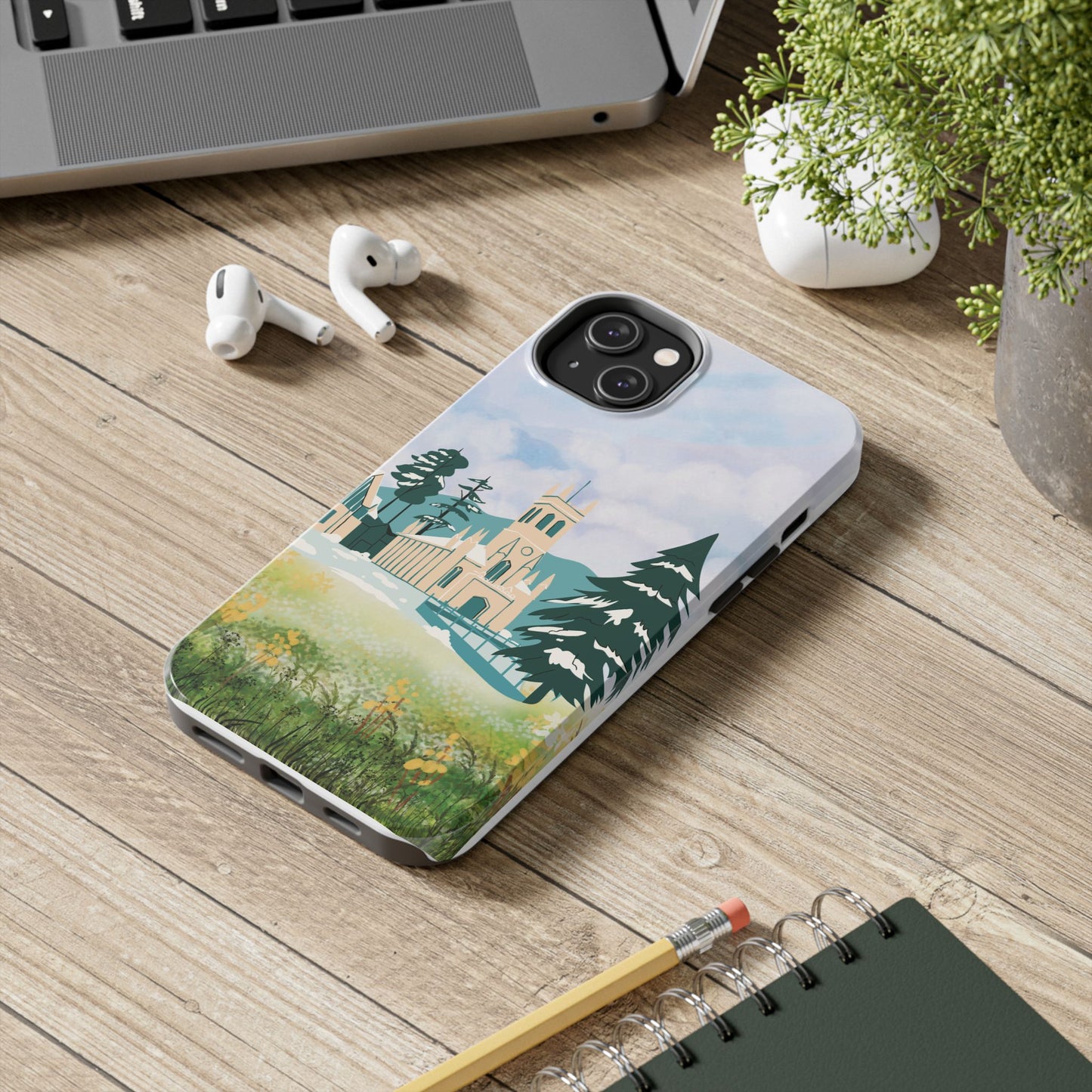 Tough Phone Cases, Beautiful Scenery Phone Cases, Protect Your Phone with Sleek and Tough Cases, Glossy Finish Phone Cases – Tough, Reliable, and Wireless Charging Ready