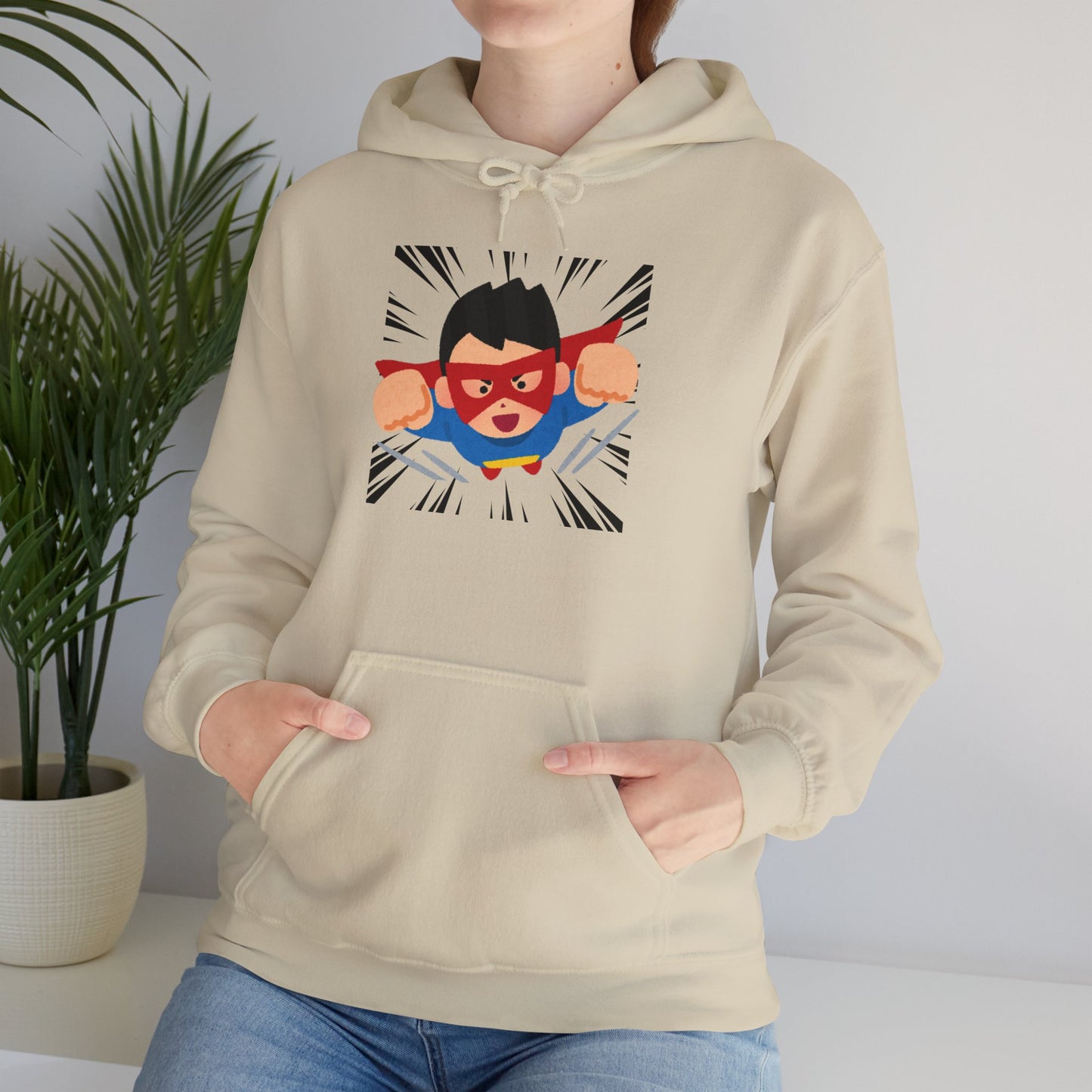 Cozy Hooded Sweatshirt with Kangaroo Pocket and Color-Matched Drawstring - Unisex, Comfortable, Durable And Stylish, Unisex Hoodie