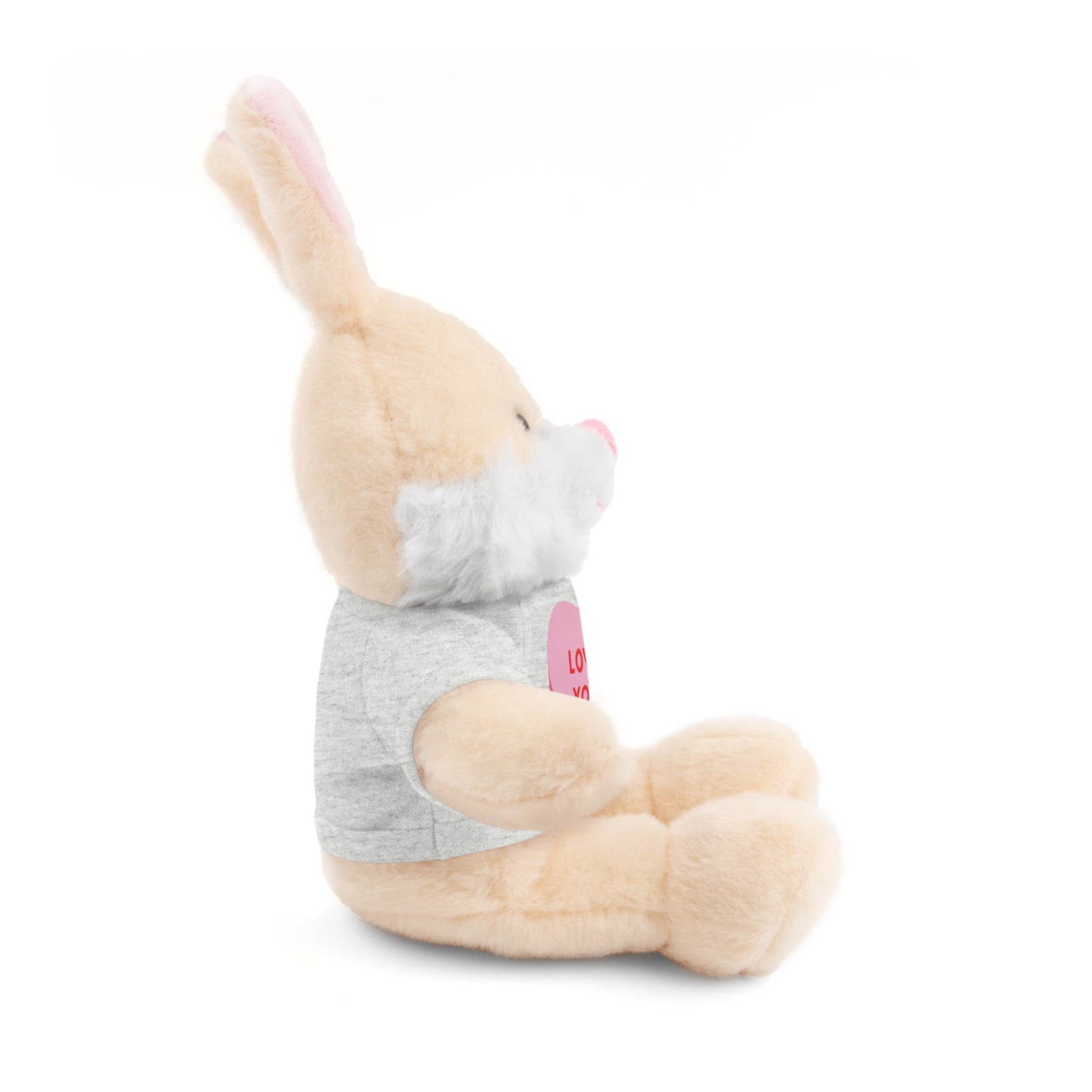 Love You Stuffed Animal with Tee | Adorable Gift for Kids & Occasions, Best Gift For Him/Her, Valentine Special Edition