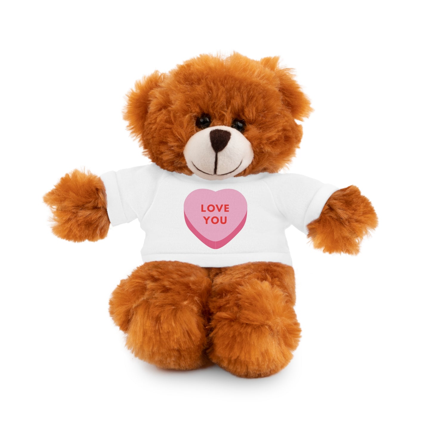 Love You Stuffed Animal with Tee | Adorable Gift for Kids & Occasions, Best Gift For Him/Her, Valentine Special Edition