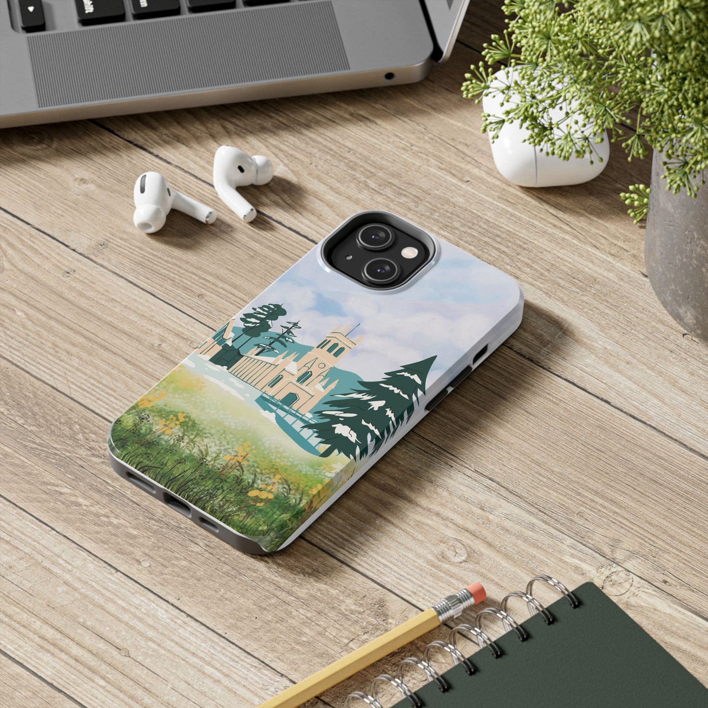 Tough Phone Cases, Beautiful Scenery Phone Cases, Protect Your Phone with Sleek and Tough Cases, Glossy Finish Phone Cases – Tough, Reliable, and Wireless Charging Ready