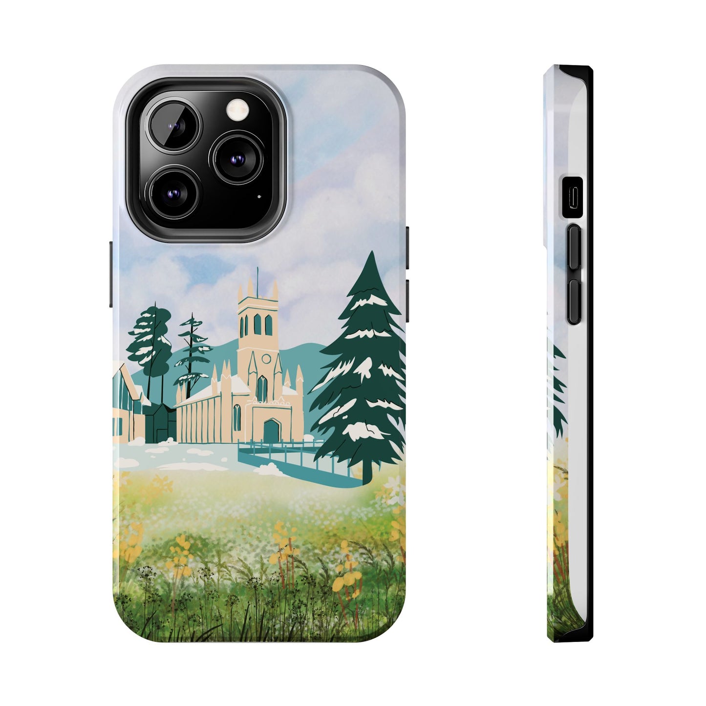 Tough Phone Cases, Beautiful Scenery Phone Cases, Protect Your Phone with Sleek and Tough Cases, Glossy Finish Phone Cases – Tough, Reliable, and Wireless Charging Ready