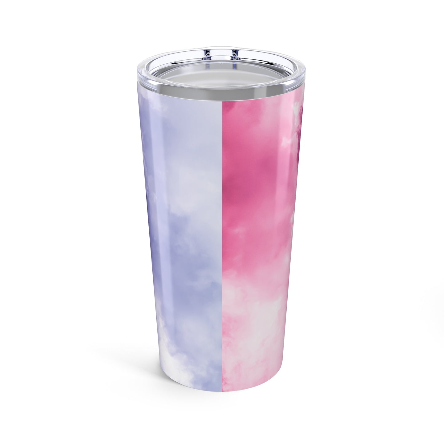 Blessed 20oz Tumbler - Inspirational Travel Mug with Pink and Purple Cloud Design