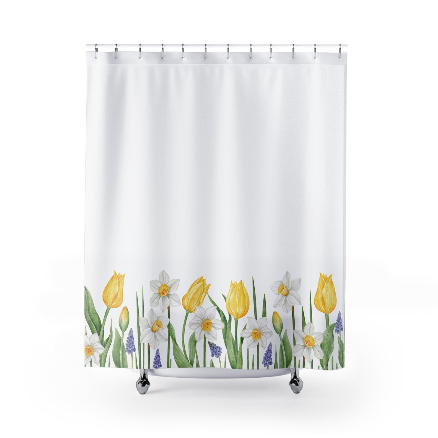 Floral Delight Shower Curtain - Spring-Inspired Bathroom Decor