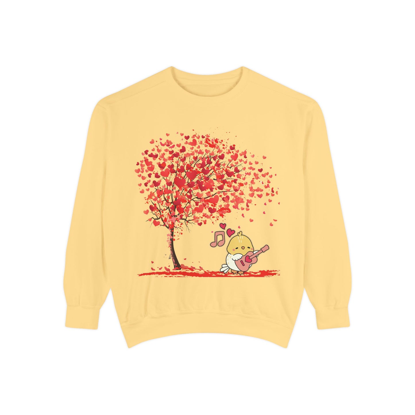 Cute Love Tree Unisex Sweatshirt - Perfect for Valentine's Day