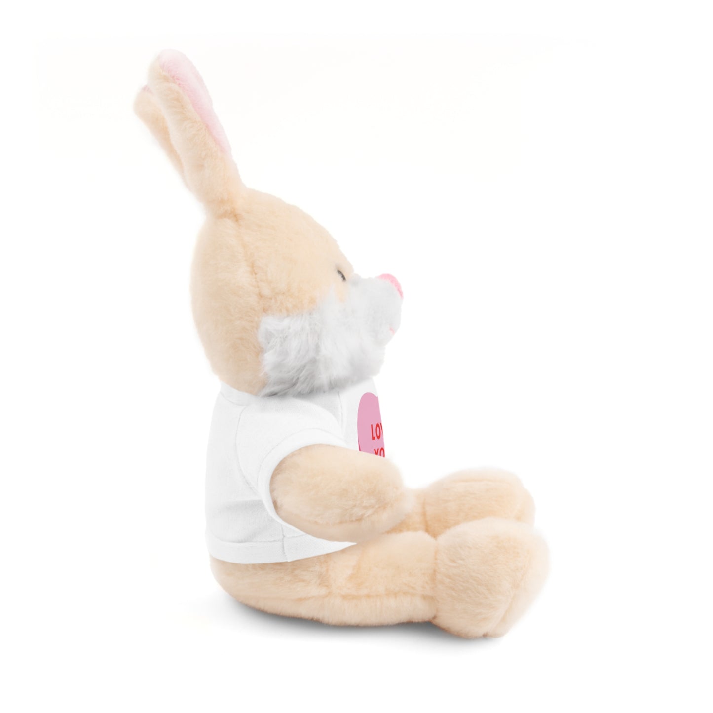 Love You Stuffed Animal with Tee | Adorable Gift for Kids & Occasions, Best Gift For Him/Her, Valentine Special Edition