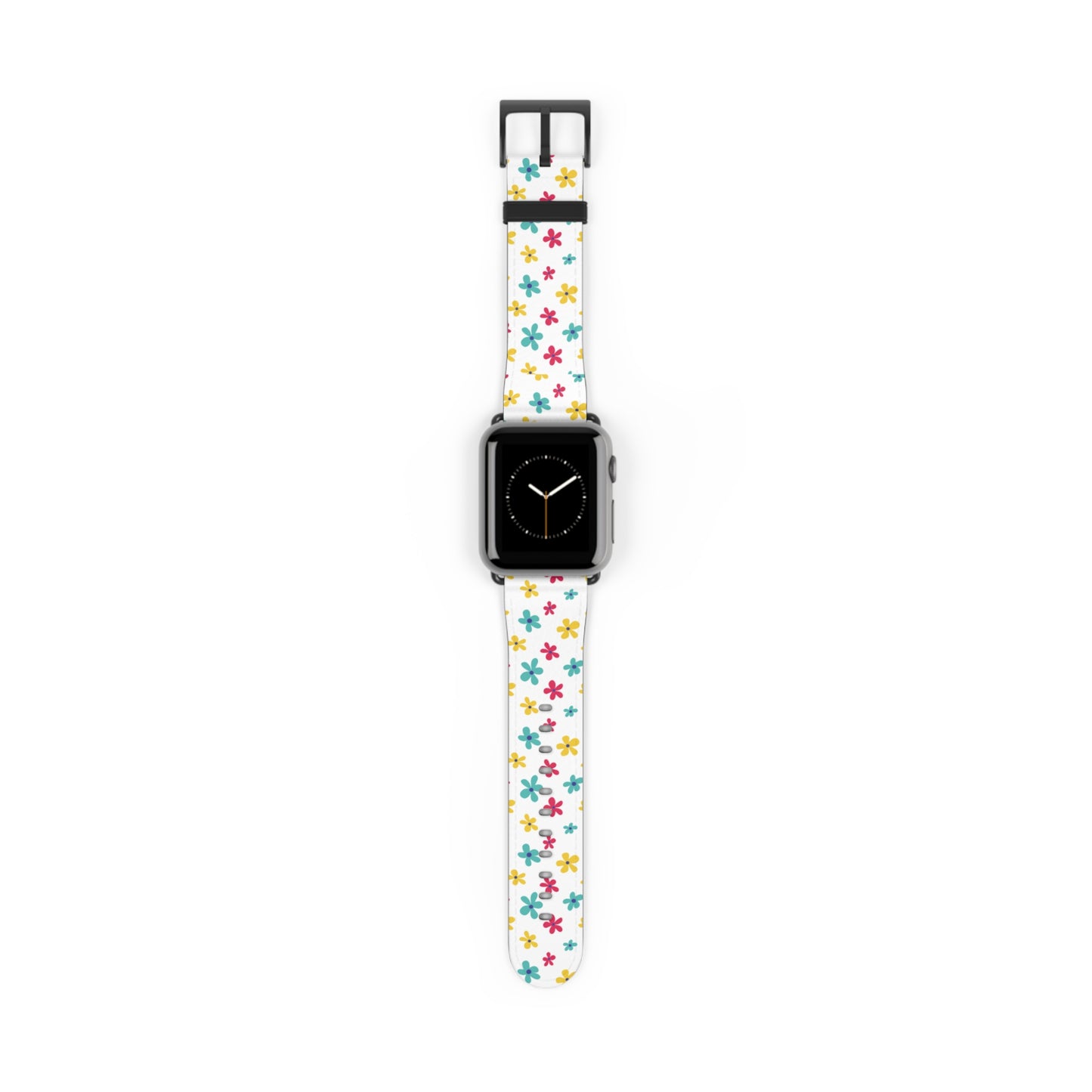 Watch Bands, Stylish And Unique, Durable And Timeless Beauty, Multicolor Design, Flowers All Over