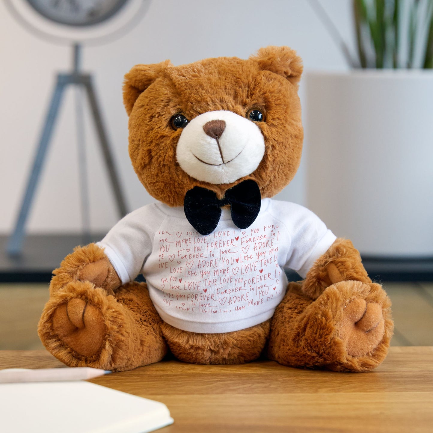 Love Forever Teddy Bear with T-Shirt | Adorable Gift for Kids and Valentine's Day, Valentine Gift, Best Gift For Him/Her, Express Your Love, Valentine Special Edition